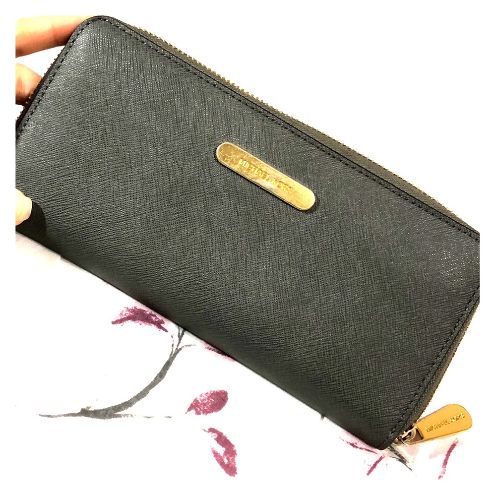 Grey and Gold Michael Kors Wallet